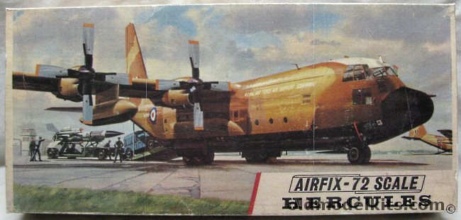 Airfix 1/72 Hercules C-130 with Bloodhound and Tractor, 881 plastic model kit